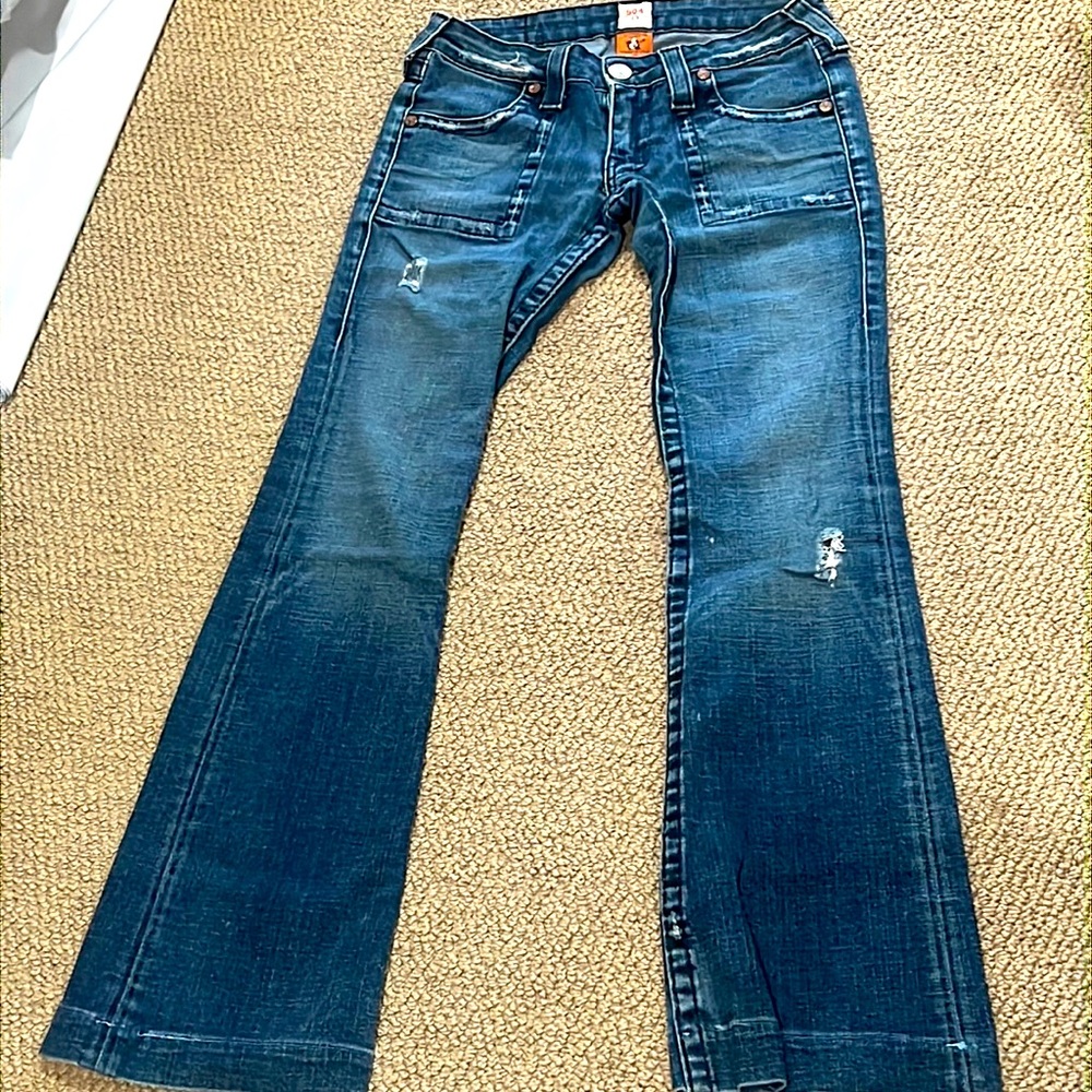 True religion bridget 504 size 28 world tour flare